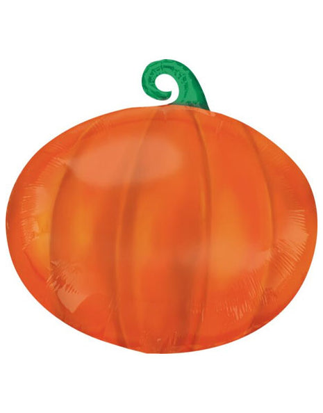 Globo de calabaza otoñal con anagrama de 18 pulgadas