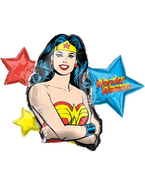 33in Anagram Wonder Woman Balloon - Joker Party Supply