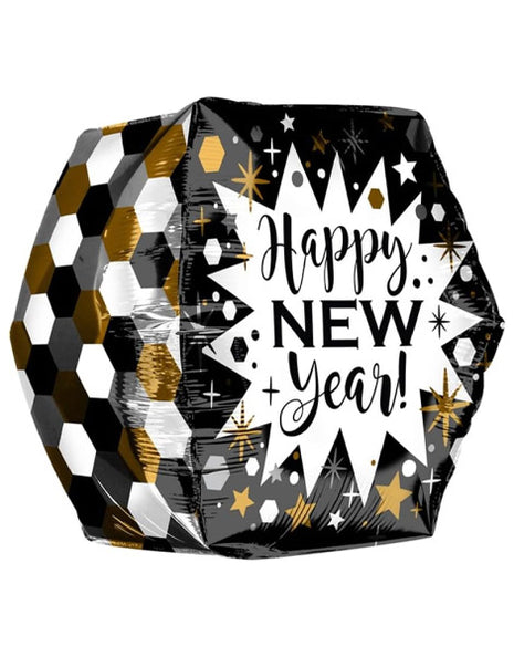 16in Anagram Happy New Year Anglez Balloon - Joker Party Supply