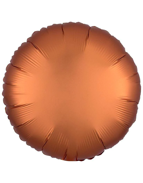 18in Anagram Satin Amber Round Balloon