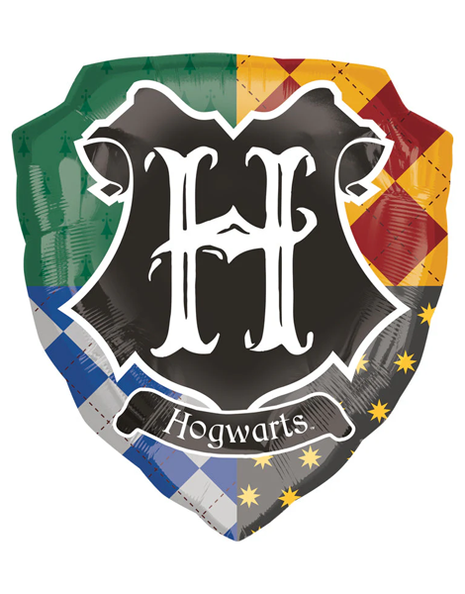 27in Anagram Harry Potter Hogwarts Crest Balloon - Joker Party Supply