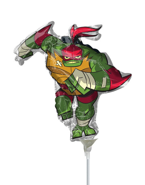 Globo de Raphael de Rise of the TMNT con anagrama de 14 pulgadas (se requiere sellado térmico)