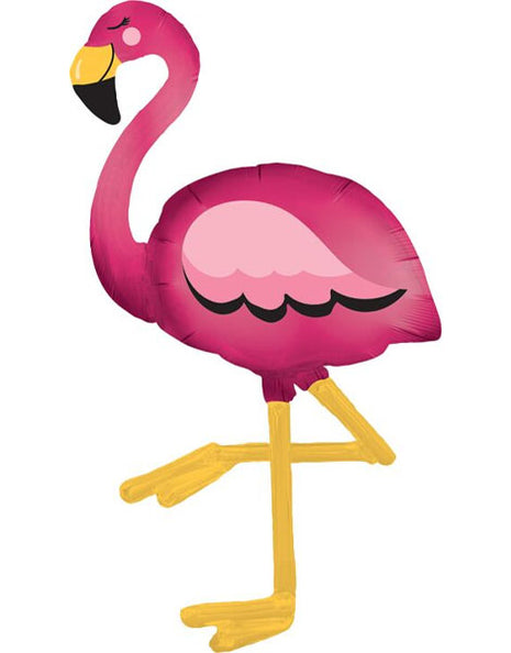 68in Anagram Airwalker Flamingo Balloon - Joker Party Supply