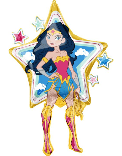 38in Anagram Wonder Woman 2 Balloon - Joker Party Supply