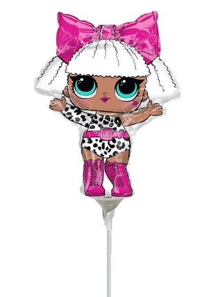 Globo LOL Surprise Diva con anagrama de 14 pulgadas (se requiere sellado térmico)