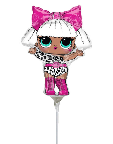 Globo LOL Surprise Diva con anagrama de 14 pulgadas (se requiere sellado térmico)