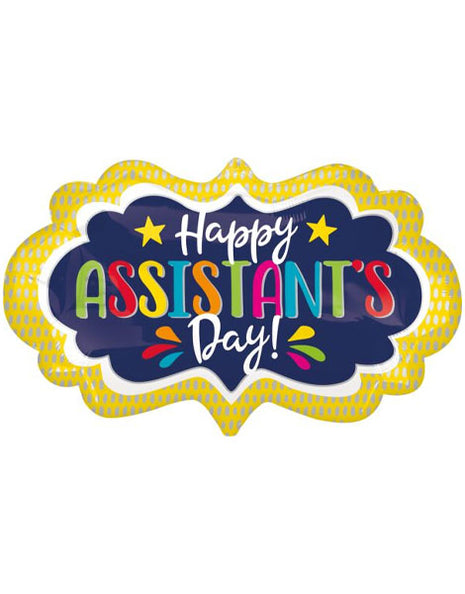 27in Anagram Assistants Day Marquee Balloon - Joker Party Supply