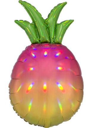 31in Anagram Iridescent Pineapple Holographic Balloon - Joker Party Supply