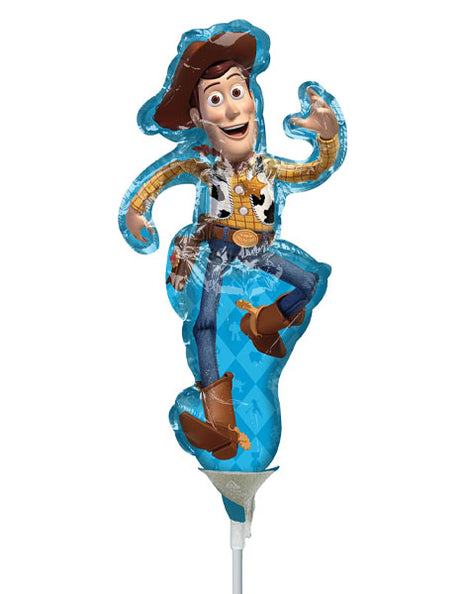Globo de Woody de Toy Story con anagrama de 14 pulgadas (se requiere sellado térmico)