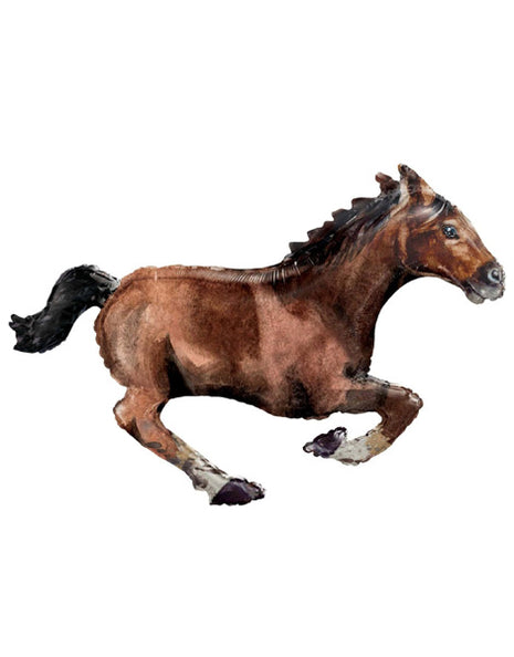 40in Anagram Galloping Horse Balloon - Joker Party Supply