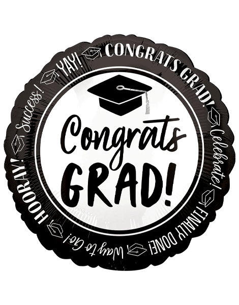 18in Anagram Congrats Grad Balloon