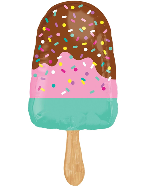 35in Anagram Happy Ice Cream Bar Balloon - Joker Party Supply