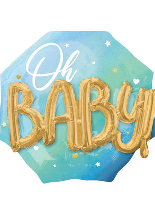 30in Anagram Oh Baby Balloon - Joker Party Supply