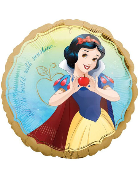 Globo con anagrama de 18 pulgadas "Érase una vez Blancanieves"
