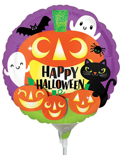 9in Anagram Halloween Friends Balloon (Heat Seal Required)