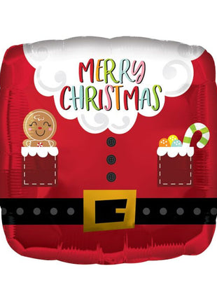 18in Anagram Santa Square Balloon