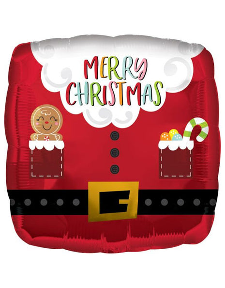 18in Anagram Santa Square Balloon