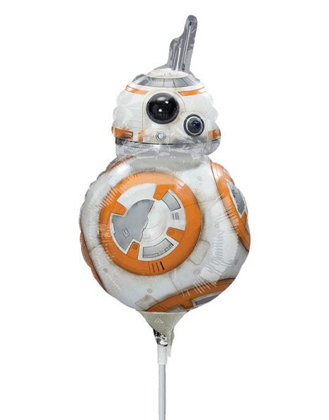 Globo de Star Wars BB8 con anagrama de 14 pulgadas (requiere sellado térmico)