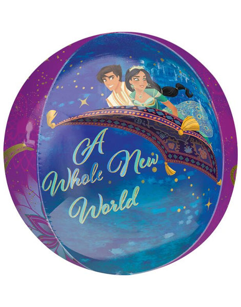 16in Anagram Aladdin Orbz Balloon - Joker Party Supply