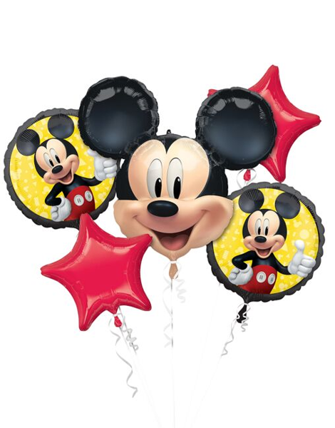 Anagram Mickey Mouse Forever Bouquet Balloons 5pc - Joker Party Supply