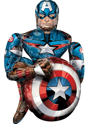 39in Anagram Avengers Captain America Airwalker Balloon - Joker Party Supply