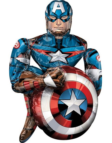 39in Anagram Avengers Captain America Airwalker Balloon - Joker Party Supply