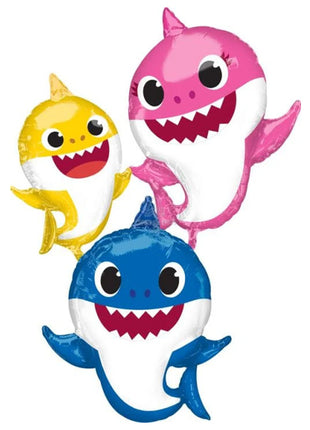66in Anagram Baby Shark Airwalker Balloon - Joker Party Supply