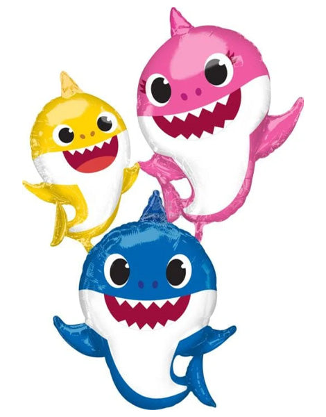 66in Anagram Baby Shark Airwalker Balloon - Joker Party Supply