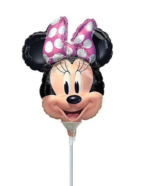 Globo de Minnie Mouse Forever de 14 pulgadas con anagrama (se requiere sellado térmico)