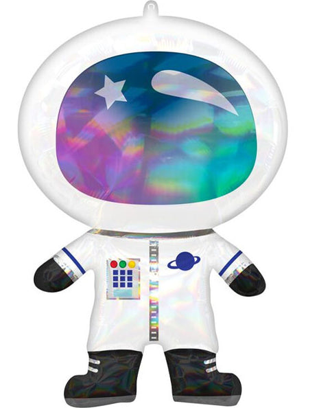 30in Anagram Iridescent Astronaut Balloon - Joker Party Supply