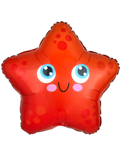 17in Anagram Starfish Balloon - Joker Party Supply