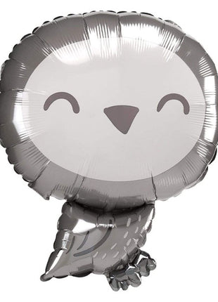 Globo de búho con anagrama de 19 pulgadas