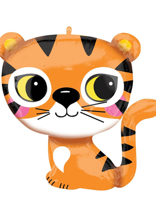 25in Anagram Jungle Fun Tiger Balloon - Joker Party Supply