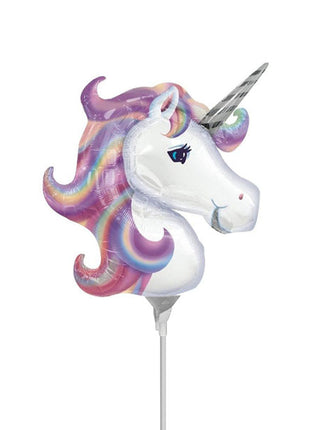 Globo de unicornio pastel con anagrama de 14 pulgadas (se requiere sellado térmico)