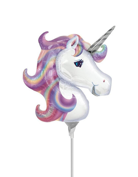 Globo de unicornio pastel con anagrama de 14 pulgadas (se requiere sellado térmico)