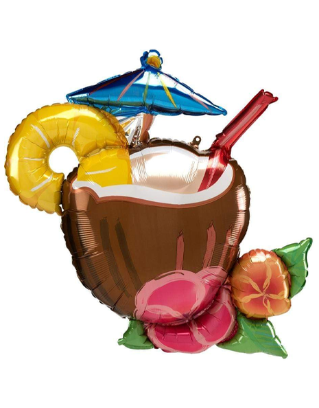30in Anagram Coconut Pina Colada Balloon - Joker Party Supply