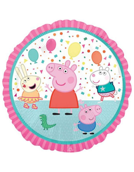 Globo de Peppa Pig con anagrama de 18 pulgadas