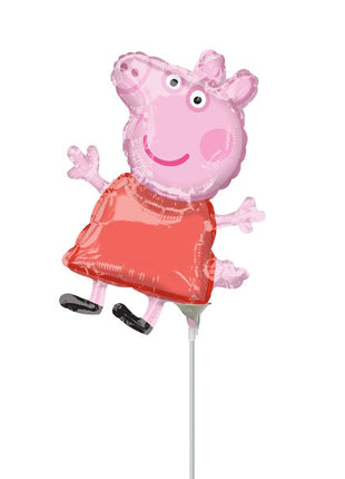 Globo de Peppa Pig con anagrama de 14 pulgadas (se requiere sellado térmico)