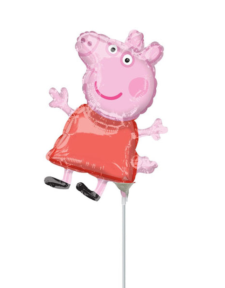 Globo de Peppa Pig con anagrama de 14 pulgadas (se requiere sellado térmico)