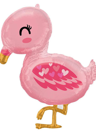 32in Anagram Baby Flamingo Balloon - Joker Party Supply
