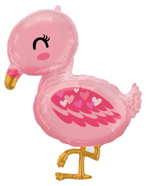 32in Anagram Baby Flamingo Balloon - Joker Party Supply