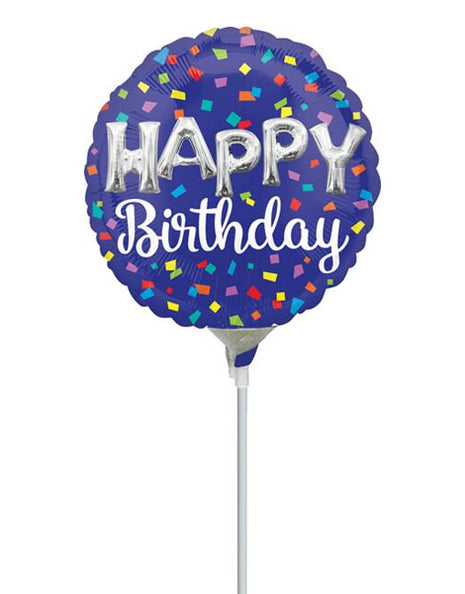 9in Anagram  Happy Birthday Balloon Letters Balloon (Heat Seal Required)
