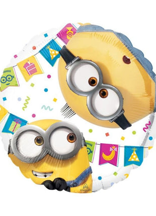 Globo de 18 pulgadas con anagrama de Minions 2