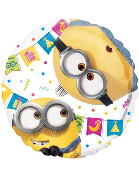 Globo de 18 pulgadas con anagrama de Minions 2