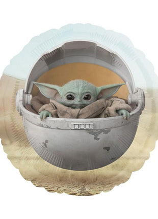 Globo de 18 pulgadas con anagrama de Star Wars El Mandaloriano El Niño