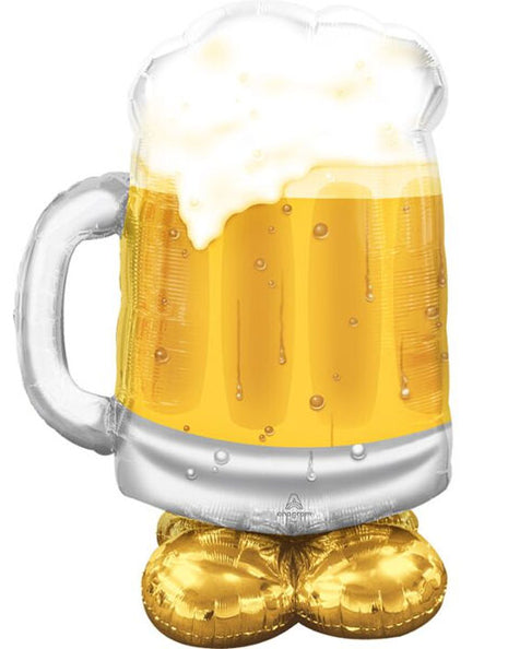 49in  Anagram Airloonz Beer Mug Balloon - Joker Party Supply
