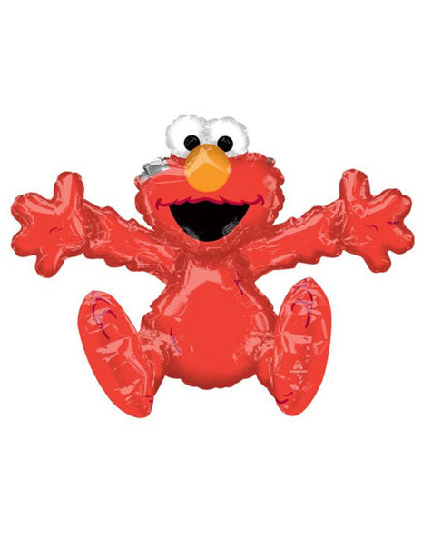 Globo de Elmo de Barrio Sésamo con anagrama de 26 pulgadas lleno de aire