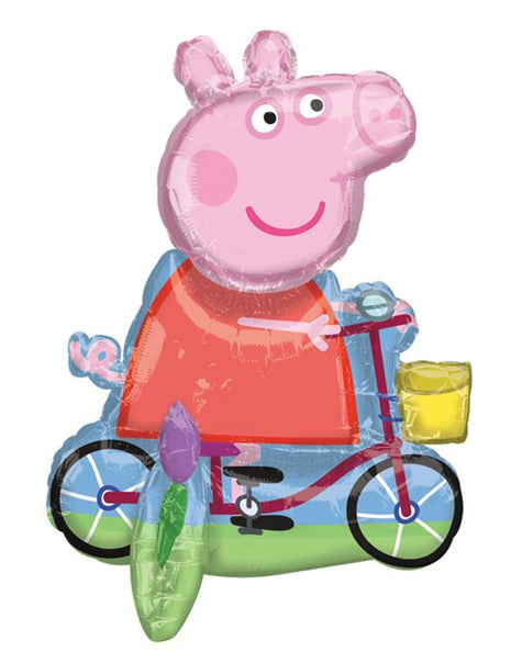 22in Anagram Air-Filled Peppa Pig Balloon - Joker Party Supply