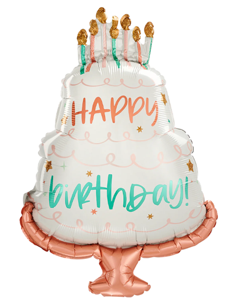 28in Anagram Happy Cake Day Balloon - Joker Party Supply