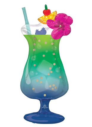 37in Anagram Tropical Hawaiian Drink Balloon - Joker Party Supply